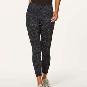 Lululemon align 7/8 legging in lacescape